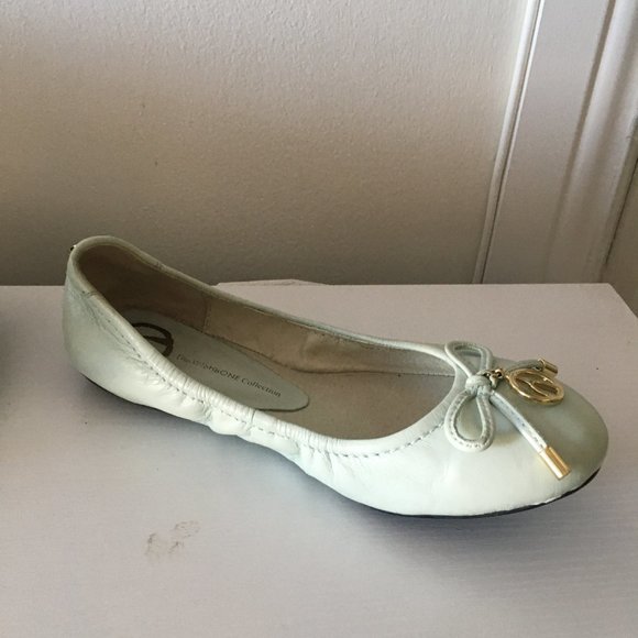 * Size 5 EUC seafoam blue leather ballet flats - Picture 9 of 12
